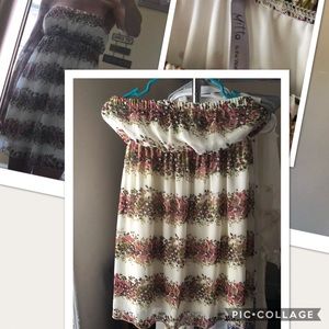 Cute beach find! Mitto strapless dress